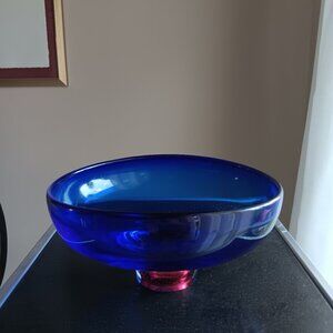 Kosta Boda art glass bowl